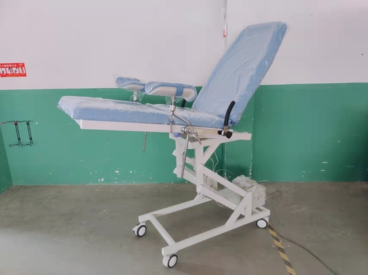 Color azul médico de la tabla eléctrica de la entrega obstétrica