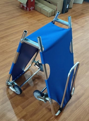 600D azul, PVC cubrió la camilla plegable del paño de Oxford es fácil de limpiar
