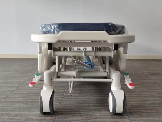 Transportador azul ajustable de la emergencia del hospital de la altura ajustable