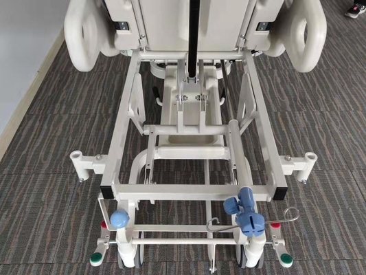 Transportador azul ajustable de la emergencia del hospital de la altura ajustable