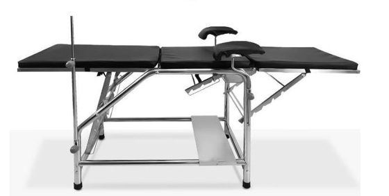 Tenedor de acero inoxidable de la pierna de la cama de la entrega del hospital con la altura ajustable