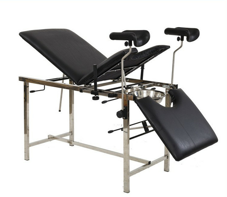 Tenedor de acero inoxidable de la pierna de la cama de la entrega del hospital con la altura ajustable