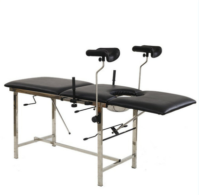 Tenedor de acero inoxidable de la pierna de la cama de la entrega del hospital con la altura ajustable