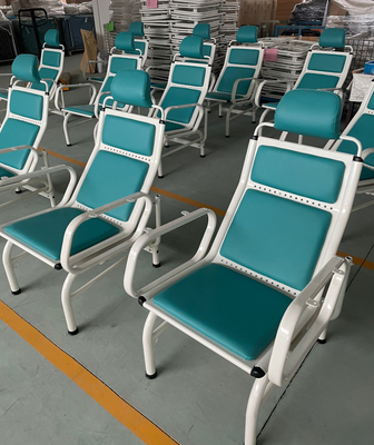 Solo Seat de lujo con la silla ajustable de la infusión del hospital del respaldo del reposacabezas