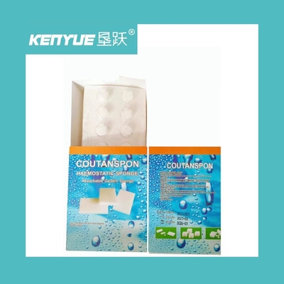 Adaptable blanco de la esponja hemostática médica amistosa del hospital de Eco