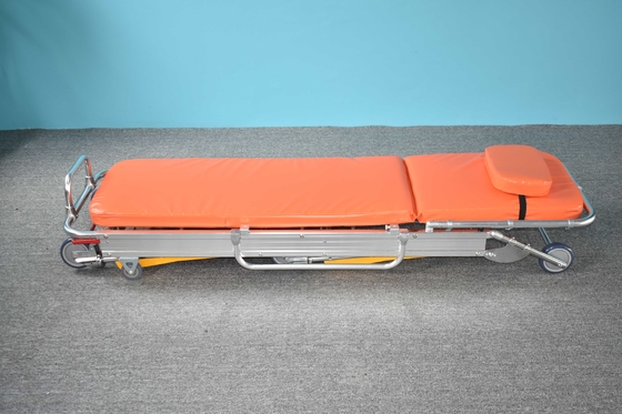 Carruaje de recuperación de pacientes de alta calidad Material de aleación de aluminio Producto médico Plegable de ambulancia