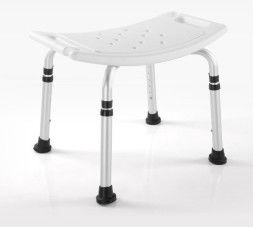 Altura blanca ajustable trasera desprendible los 50cm de Bule de la aleación de aluminio de Seat del baño