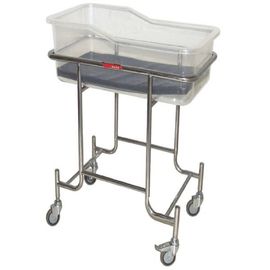 Cama de bebé móvil inoxidable GRP del cochecito del lavabo transparente del marco de acero