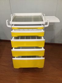 Cartón que embala el equipo médico del hospital del carro de la carretilla, carretilla del desplome de la emergencia