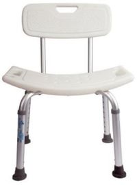 Silla de baño ajustable del aluminio práctico de la ducha cómoda para los ancianos