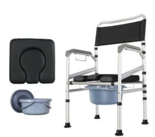 Cómodos discapacitados de lujo al por mayor ajustan la silla de la cómoda de la ducha del baño