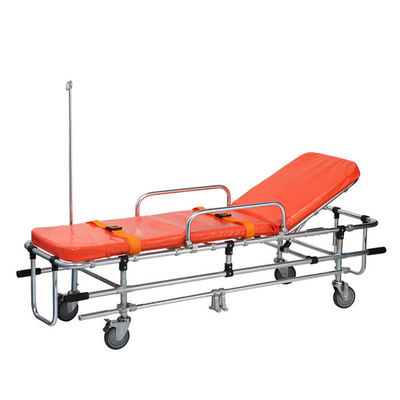 Carretilla paciente del transporte 160Kg de la ambulancia el 194cm con IV poste
