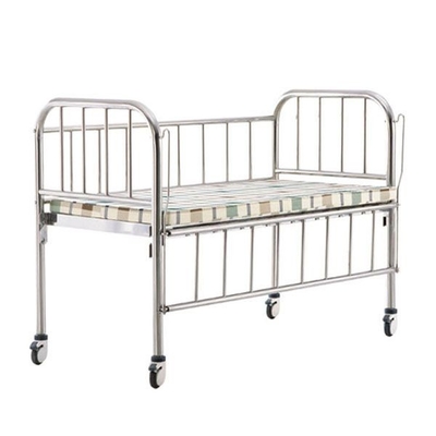 Cama de hospital infantil material de acero inoxidable médica